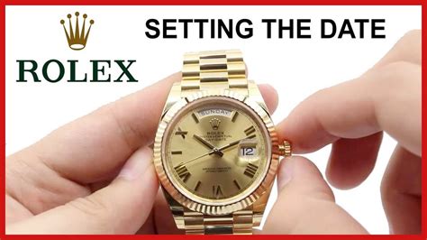 rolex watch setup.